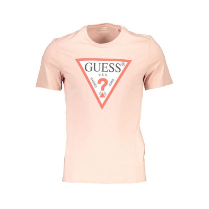 Camiseta de algodón rosa