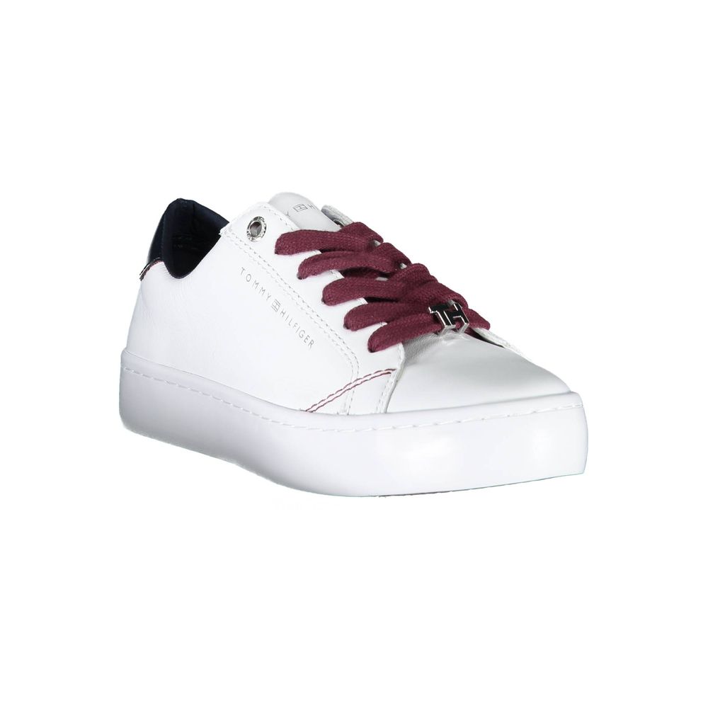White Leather Sneaker