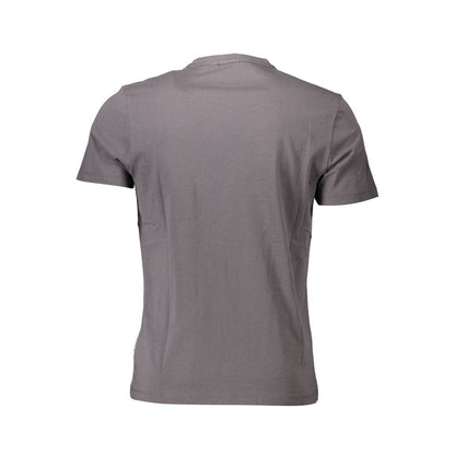 Camiseta de algodón gris