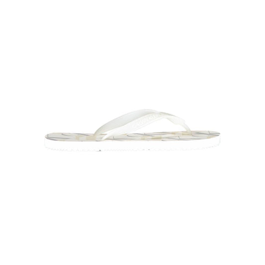 White Polyester Sandal