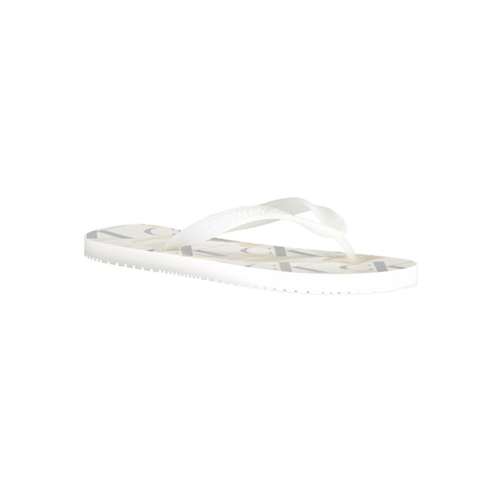 White Polyester Sandal