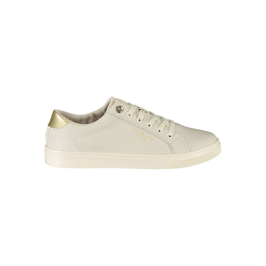 Beige Polyester Sneaker