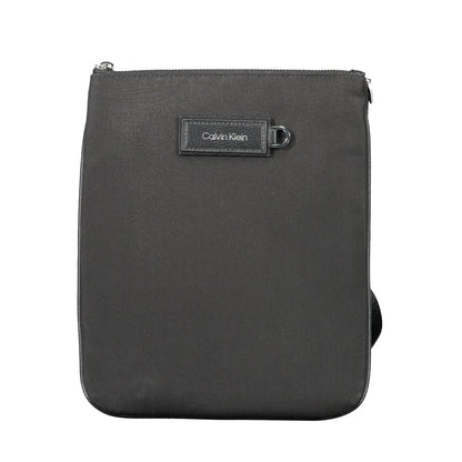 Bolso bandolera de poliéster negro