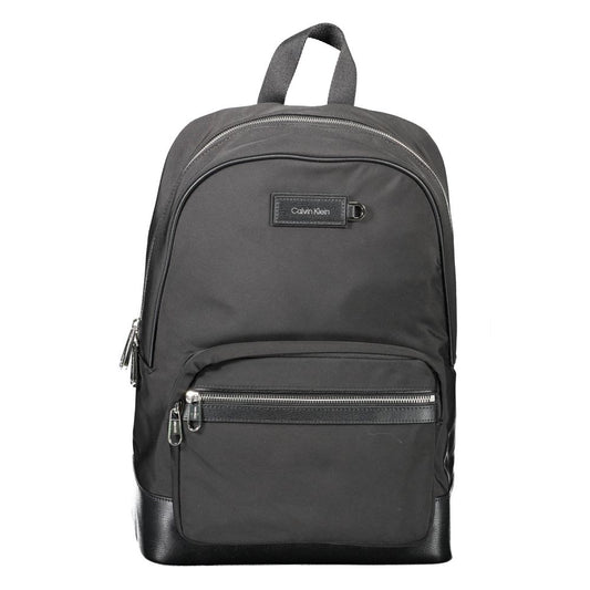 Black Polyester Backpack