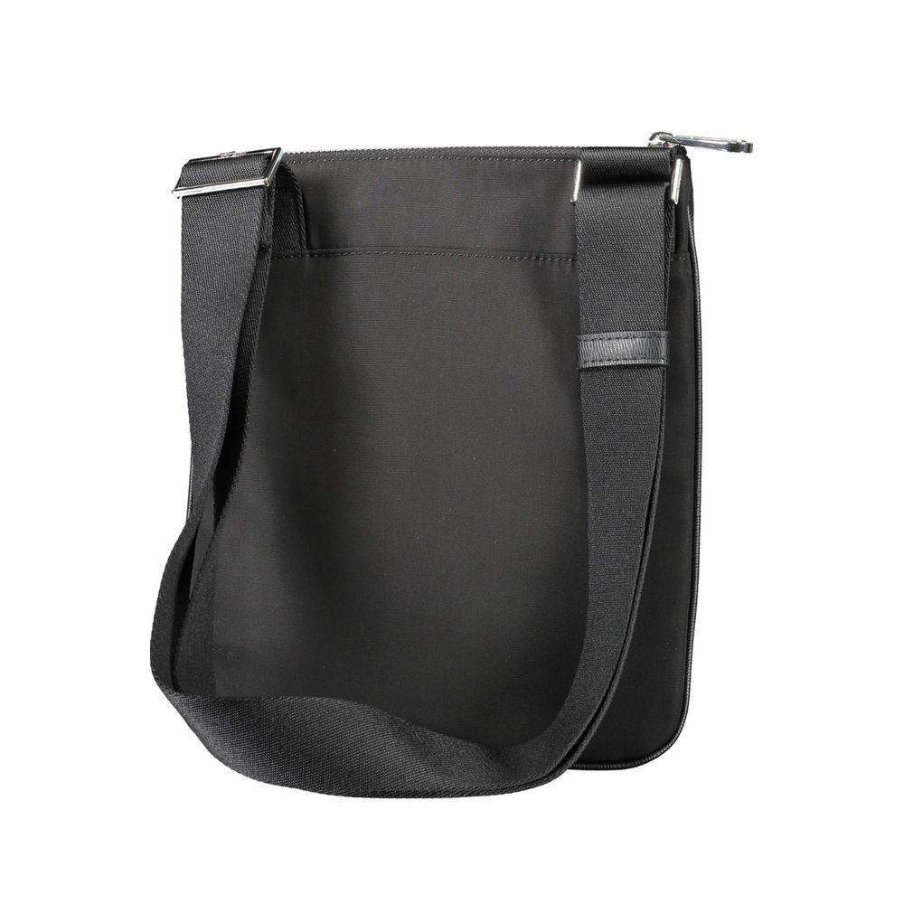 Bolso bandolera de poliéster negro