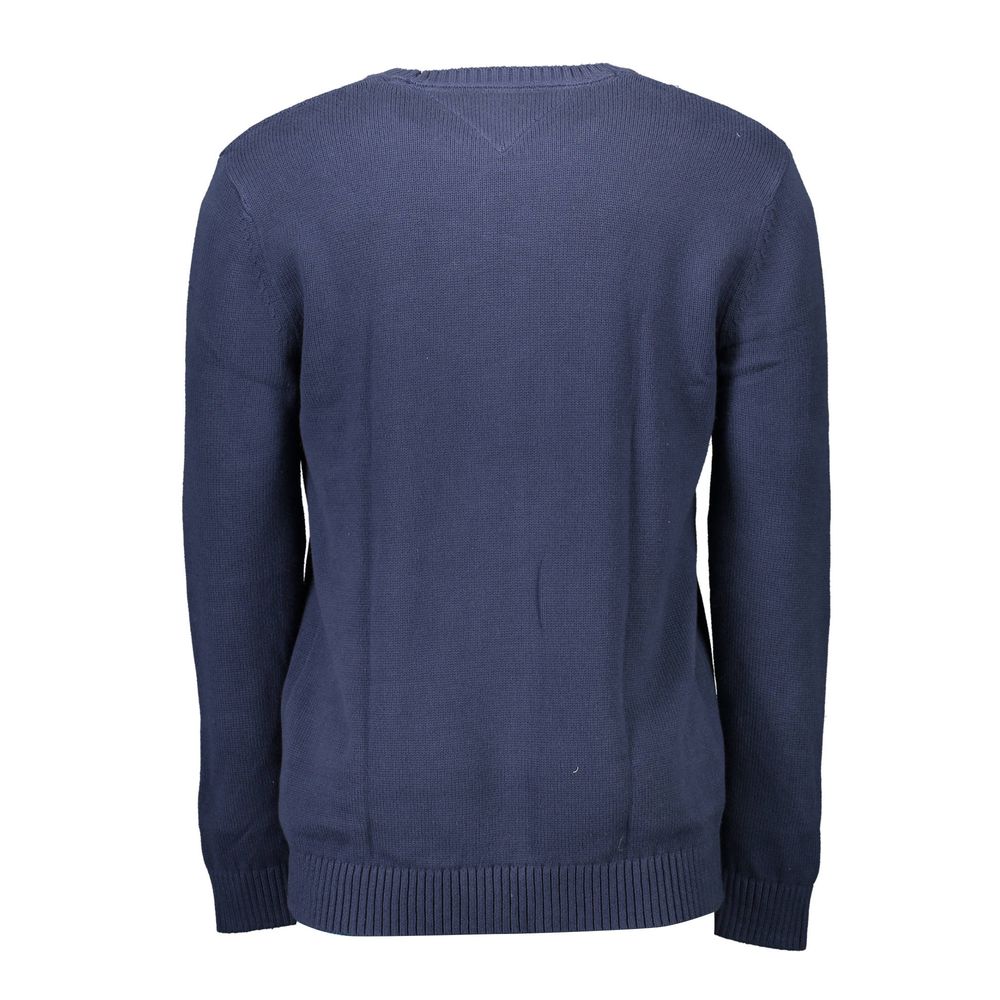 Jersey azul de algodón