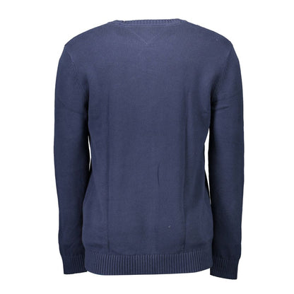 Jersey azul de algodón