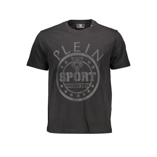 Camiseta negra de algodón
