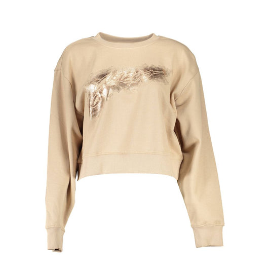 Beige Cotton Sweater