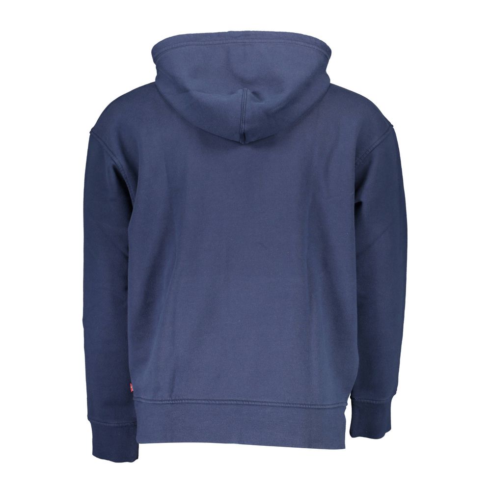 Jersey azul de algodón