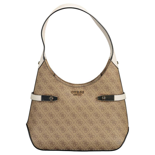 Beige Polyethylene Handbag