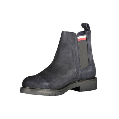 Blue Polyester Boot