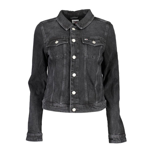 Chaquetas y abrigos de algodón negro