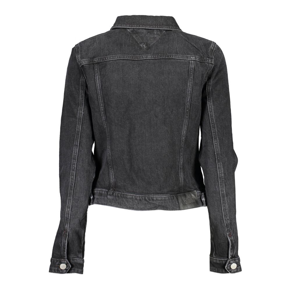Chaquetas y abrigos de algodón negro