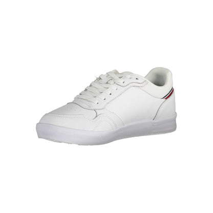 White Polyester Sneaker