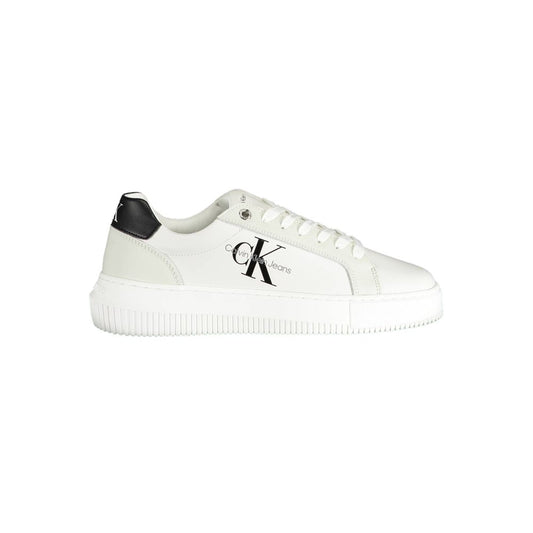 Zapatilla blanca de poliéster