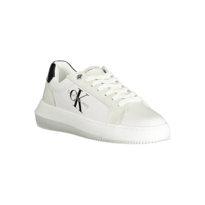 Zapatilla blanca de poliéster