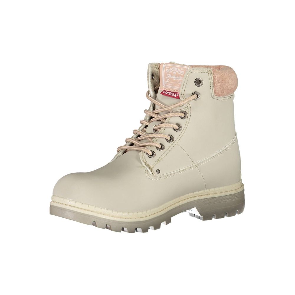 Gray Polyester Boot