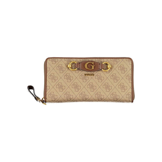 Cartera de polietileno beige