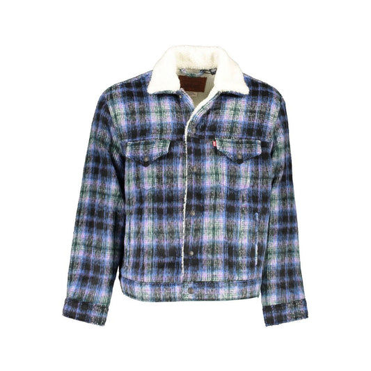 Blue Polyester Jacket