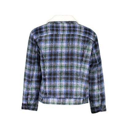 Blue Polyester Jacket
