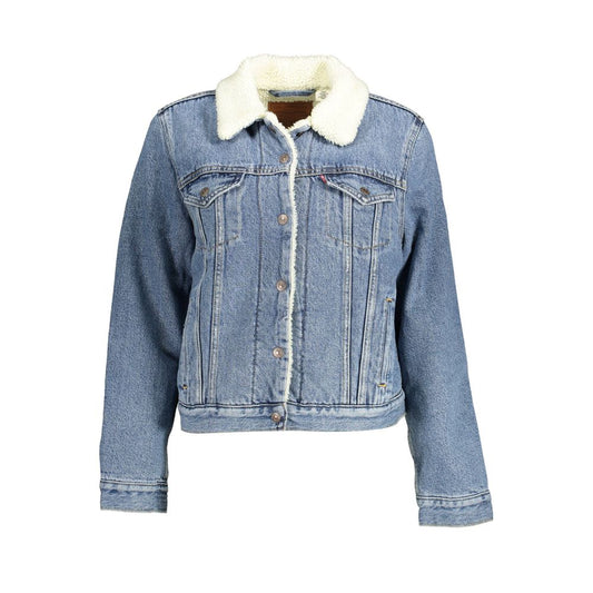 Blue Cotton Jackets & Coat
