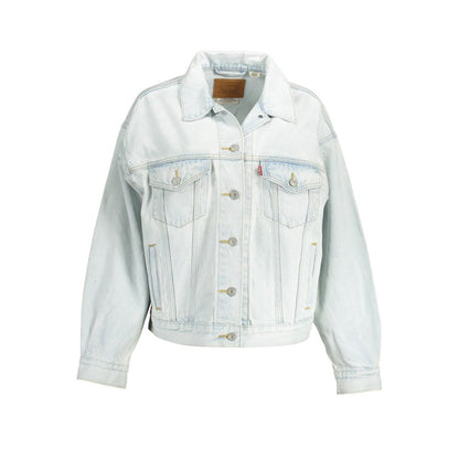 Blue Cotton Jackets & Coat