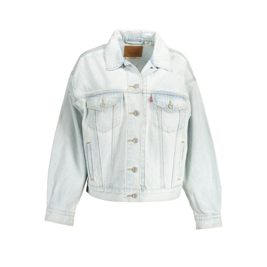 Blue Cotton Jackets & Coat
