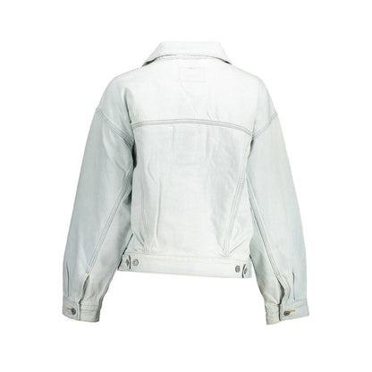 Blue Cotton Jackets & Coat
