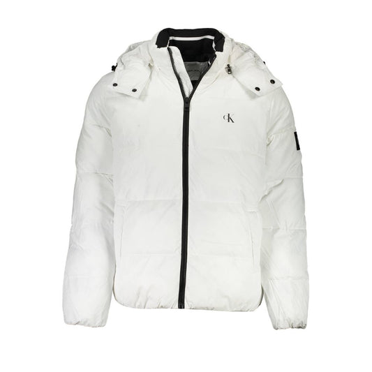White Polyester Jacket