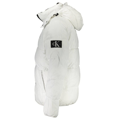 White Polyester Jacket