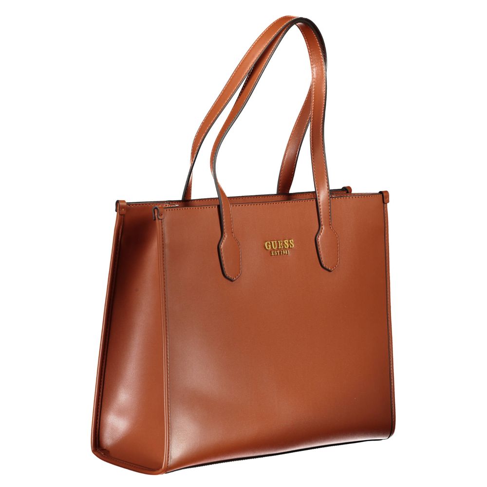 Brown Polyethylene Handbag