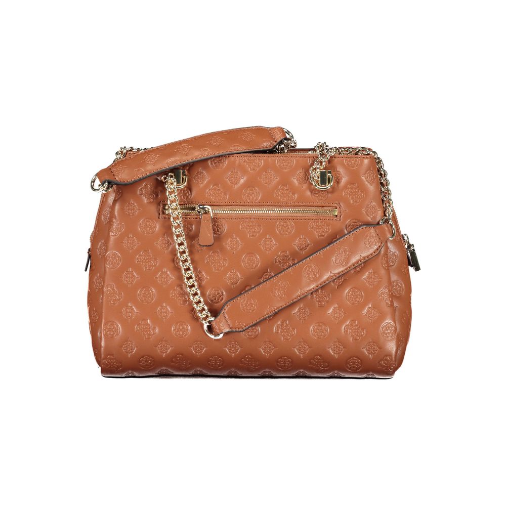 Brown Polyethylene Handbag