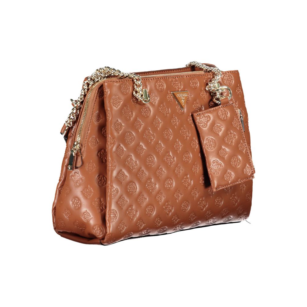 Brown Polyethylene Handbag