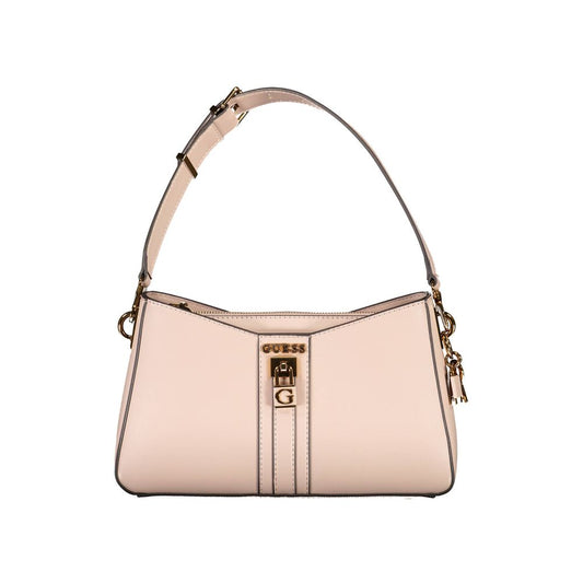 Pink Polyethylene Handbag