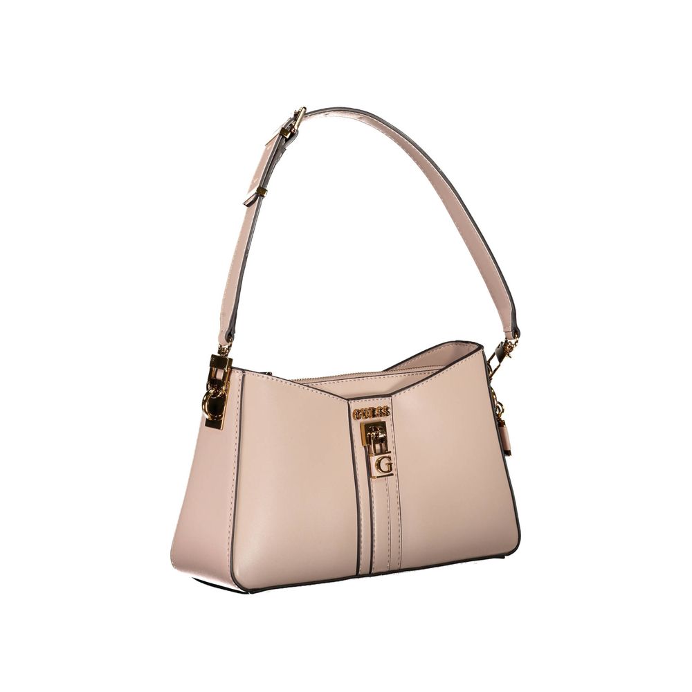 Pink Polyethylene Handbag