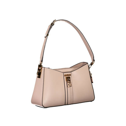 Pink Polyethylene Handbag