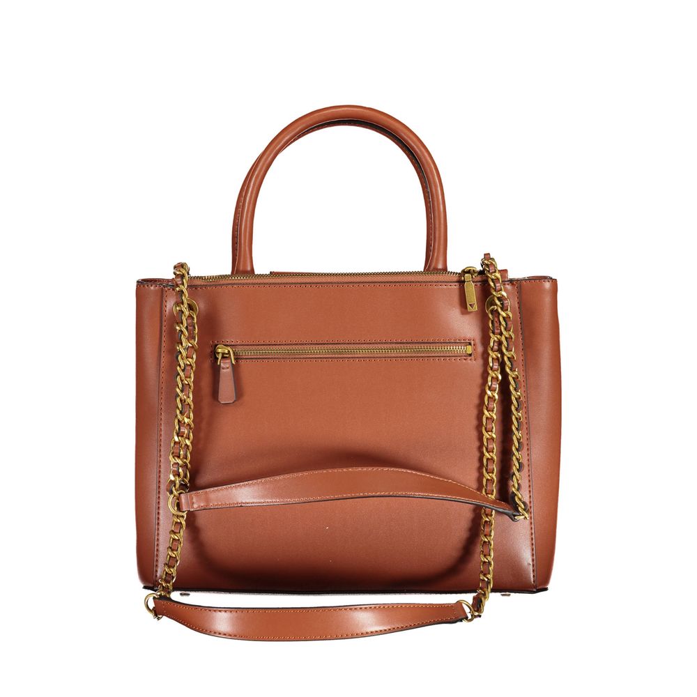 Brown Polyethylene Handbag
