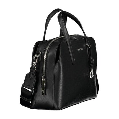 Black Polyester Handbag