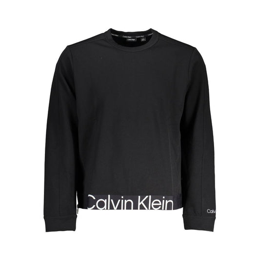 Black Polyester Sweater