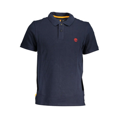 Polo de algodón azul