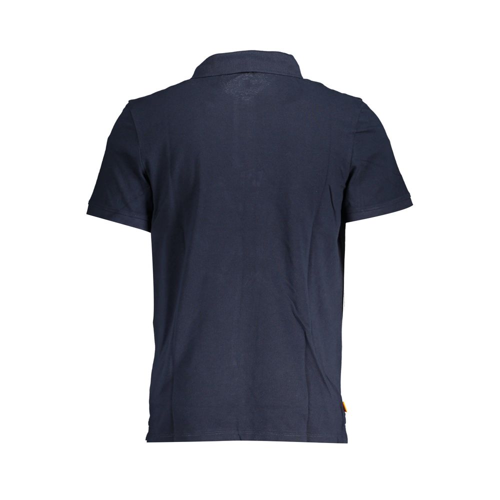 Polo de algodón azul