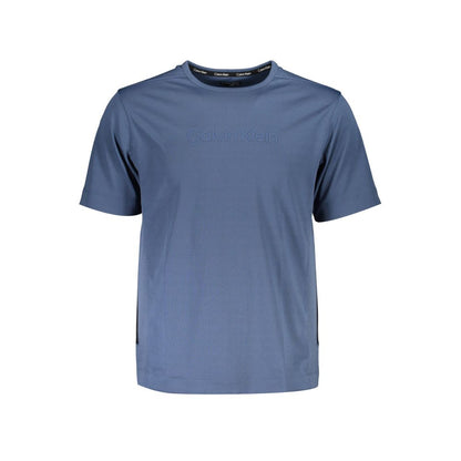 Blue Polyester T-Shirt