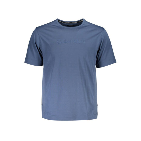 Blue Polyester T-Shirt