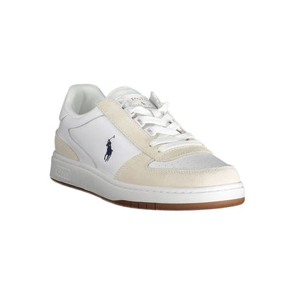 White Polyester Sneaker