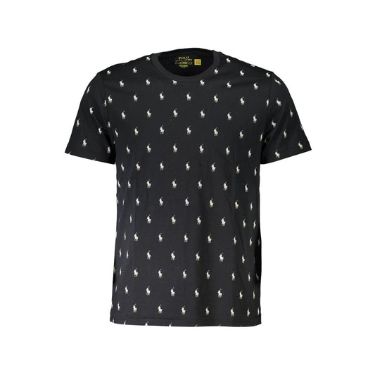 Black Cotton T-Shirt