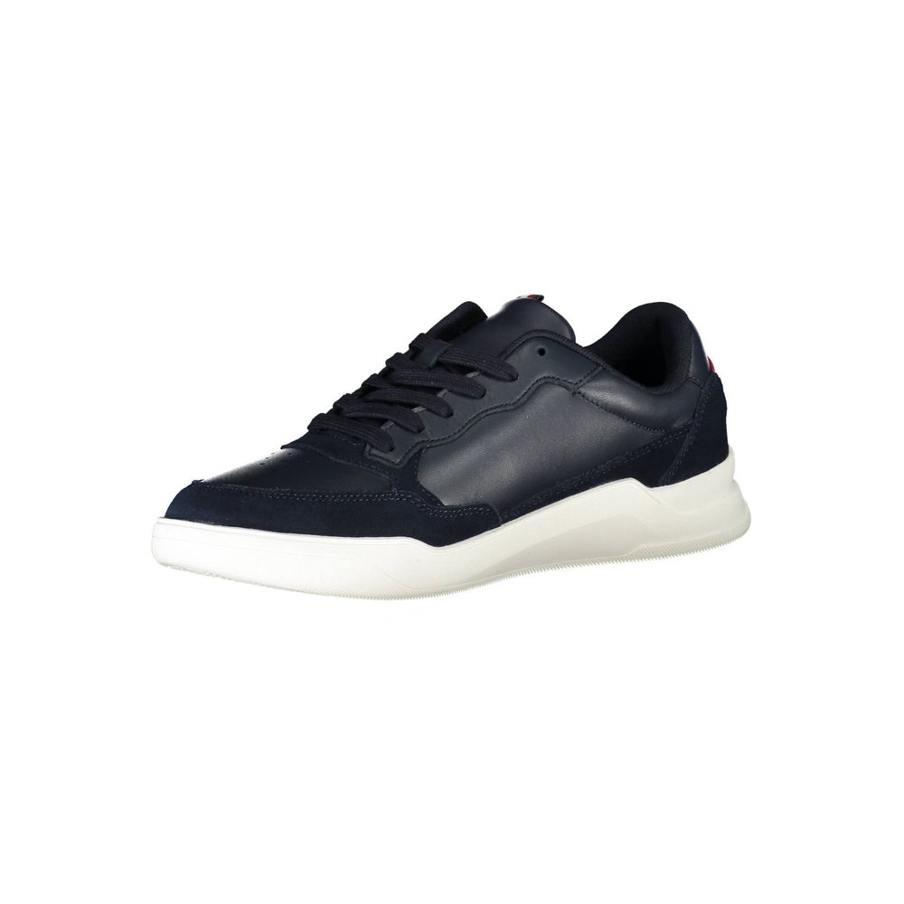 Blue Polyester Sneaker