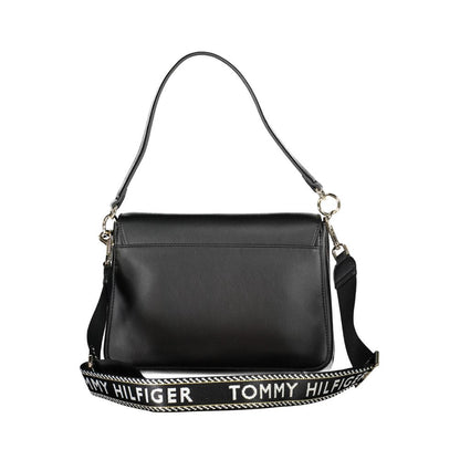 Black Polyester Handbag