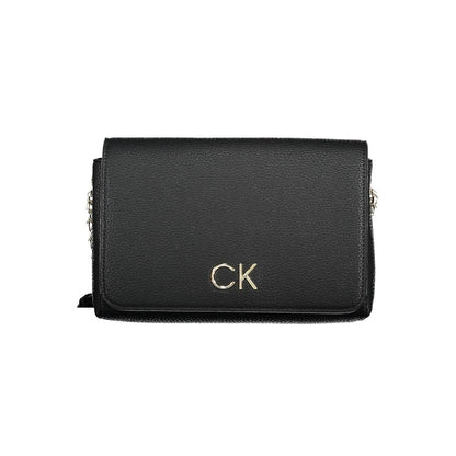 Black Polyester Handbag