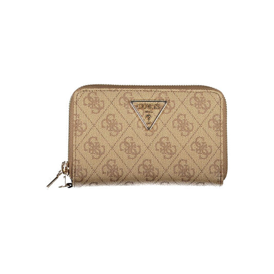 Cartera de polietileno beige